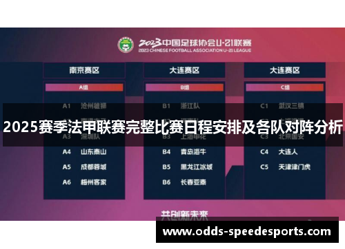 2025赛季法甲联赛完整比赛日程安排及各队对阵分析