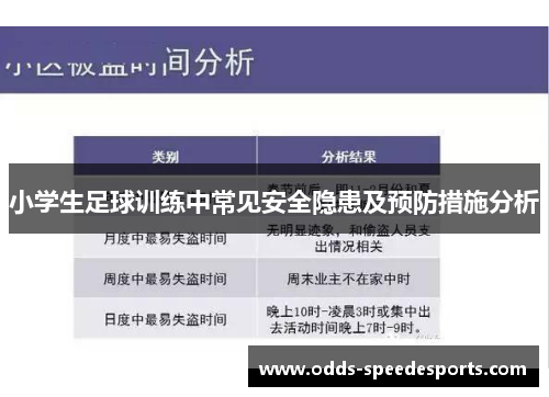 小学生足球训练中常见安全隐患及预防措施分析