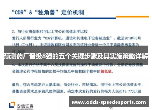 预测药厂晋级8强的五个关键步骤及其实施策略详解